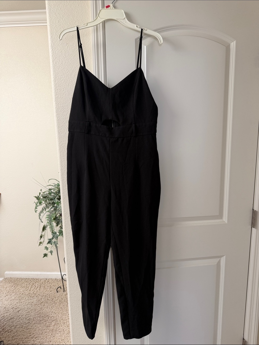 Material Girl Black Spaghetti-Strap Jumpsuit
